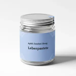 Apfel-Zwiebel-Honig Leberpastete
